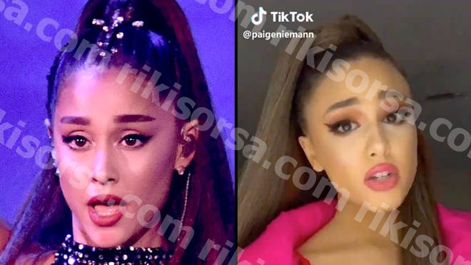 Ariana Grande reaguje na virové video hvězdy TikTok, která vypadá přesně jako ona